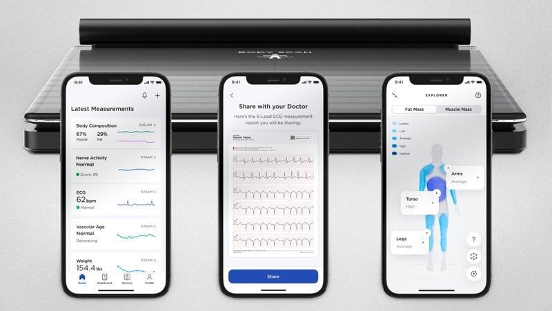 La nouvelle balance Body Scan. 