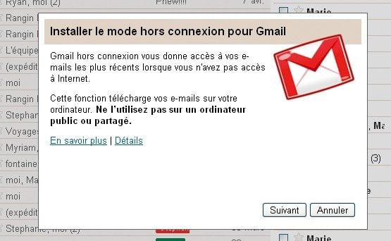 Hors connexion