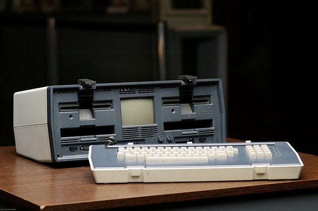 L'Osborne 1 au musée de l'Informatique.