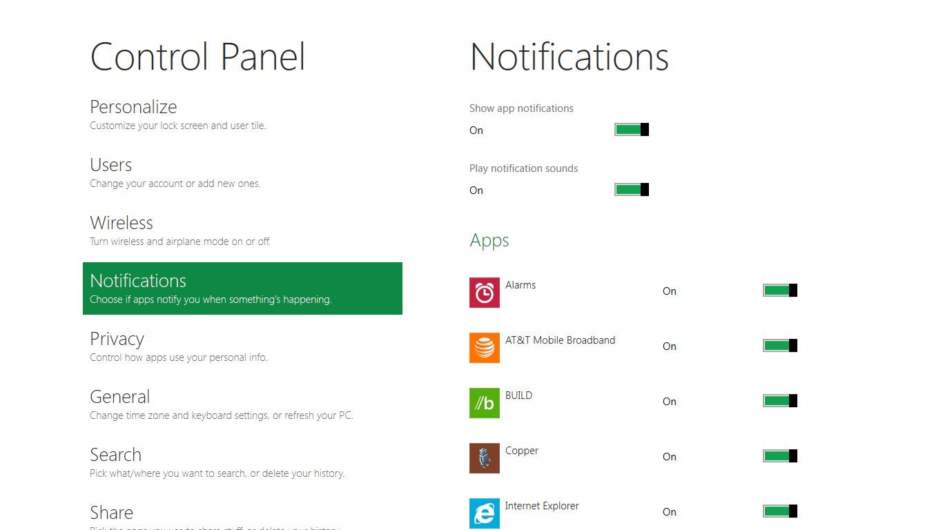 Notifications