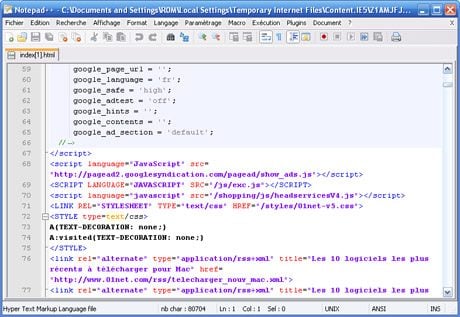 notepad++