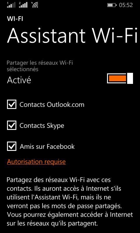 Assistant wifi