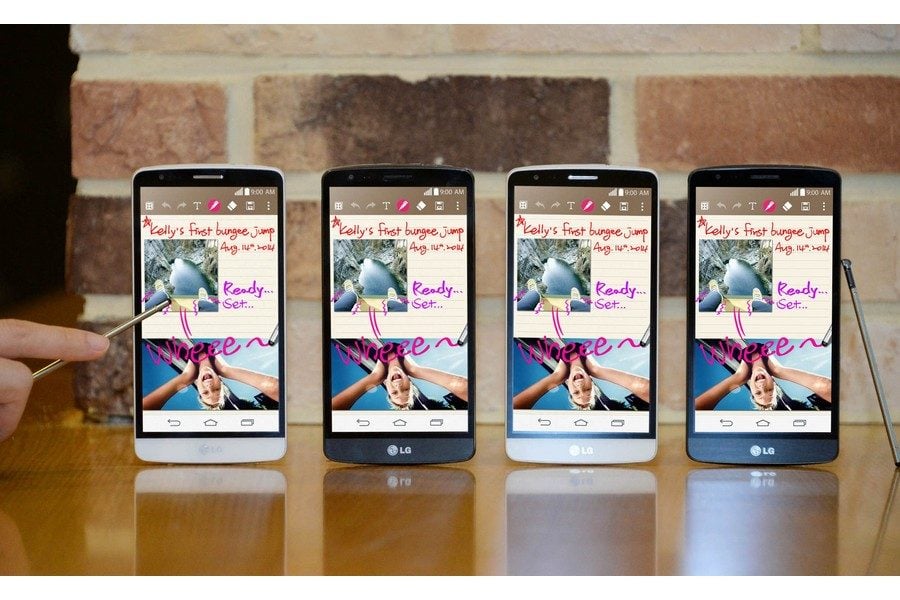 La famille G3 incluant le G3 Stylus
