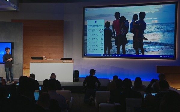 Cortana donne la météo
