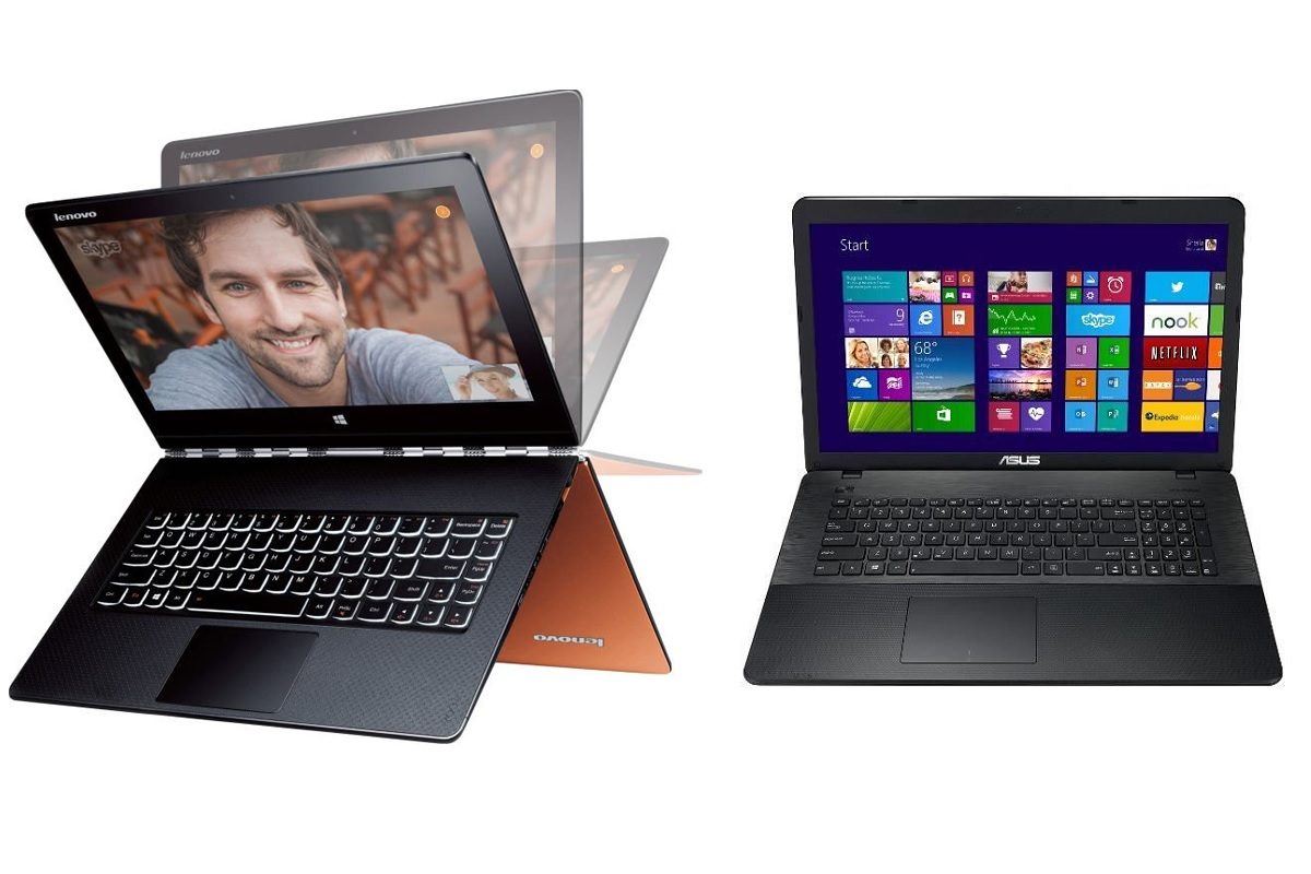 Le Lenovo Yoga 3 Pro et Asus X751MA-TY174H