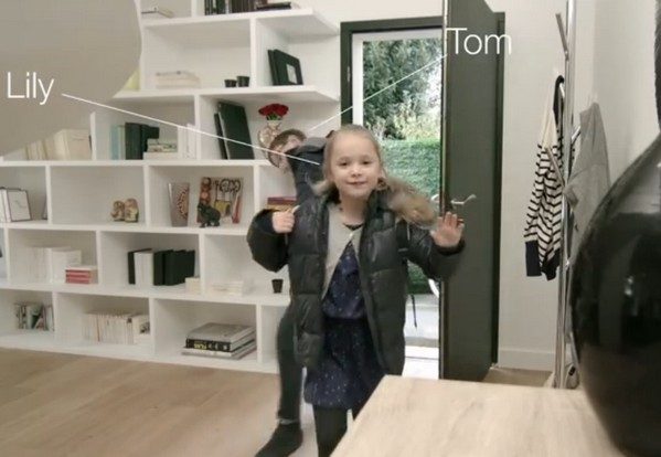 Les enfants rentrent à la maison