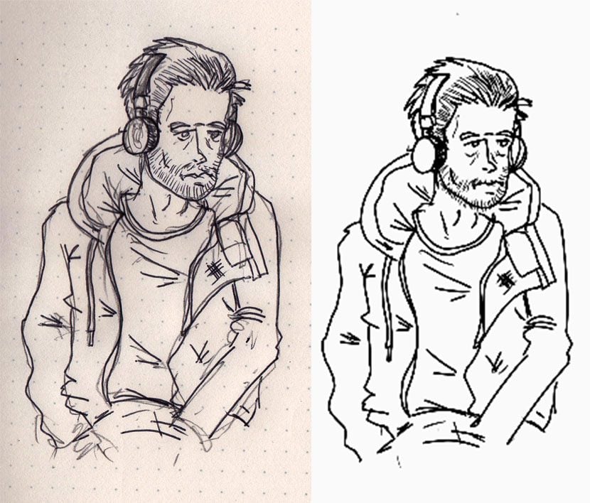 Dessin fait avec la Yoga Book de Lenovo