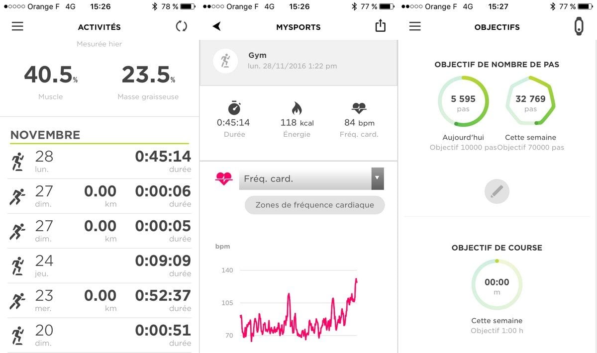 L'application MySports.