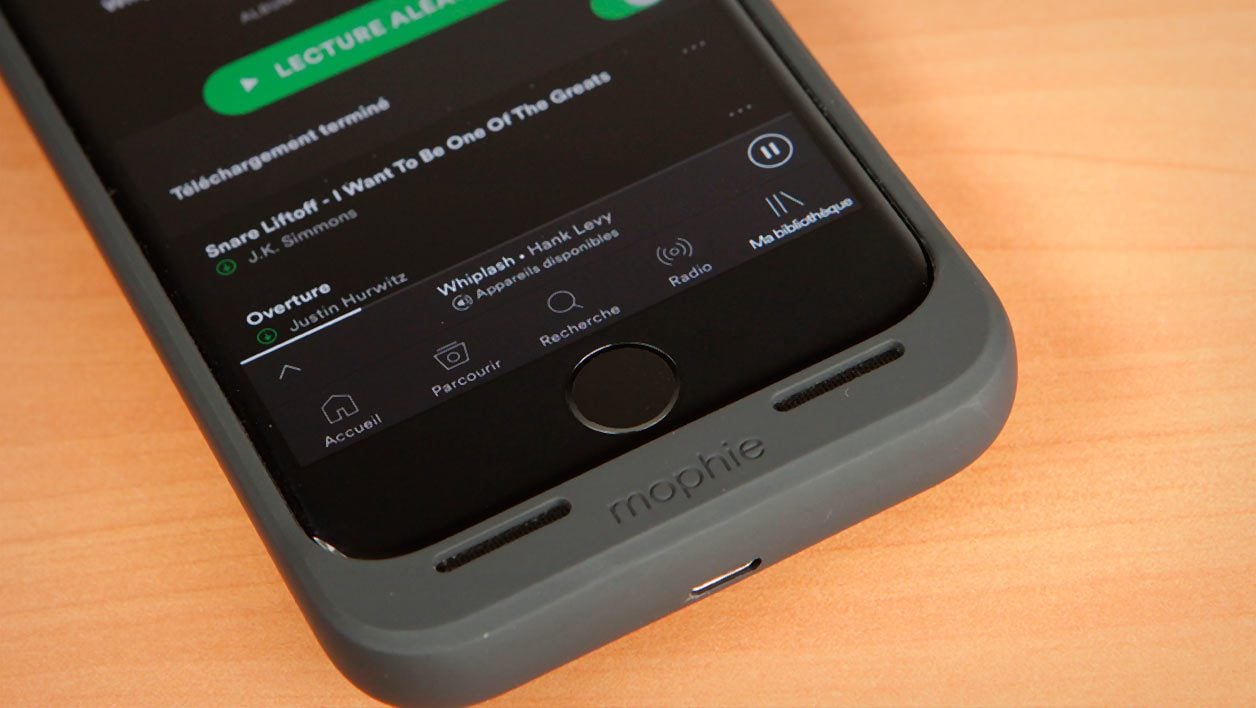 La Mophie Juice Pack Air pour iPhone 7