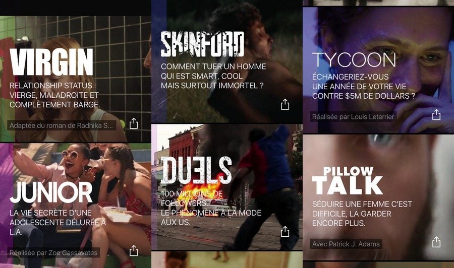 Les séries de BlackPills.