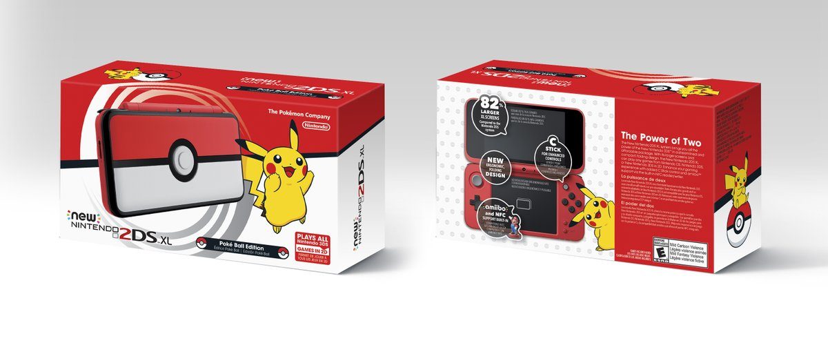New Nintendo 2DS XL Poké Ball Edition