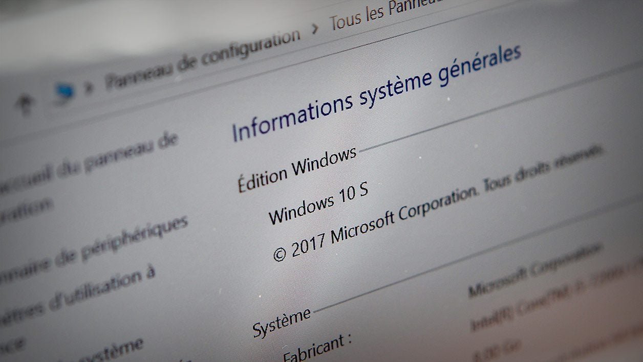 Windows 10 S Surface Laptop