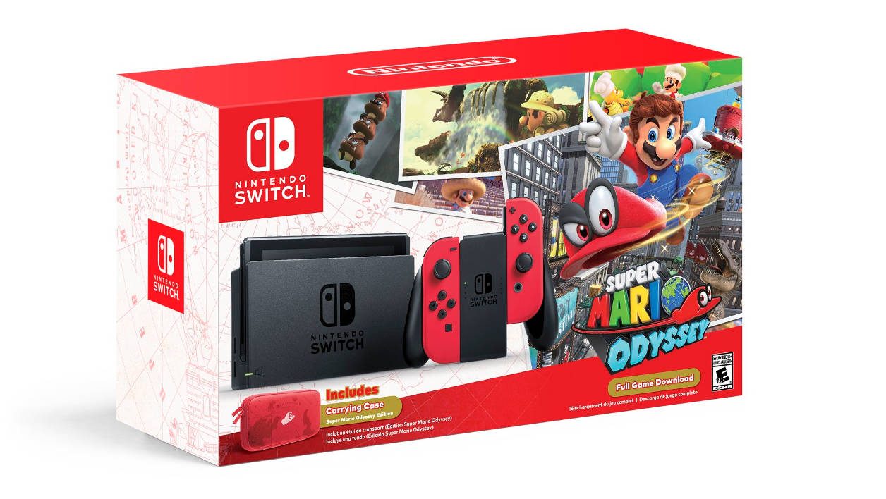 Super Mario Odyssey Switch pack