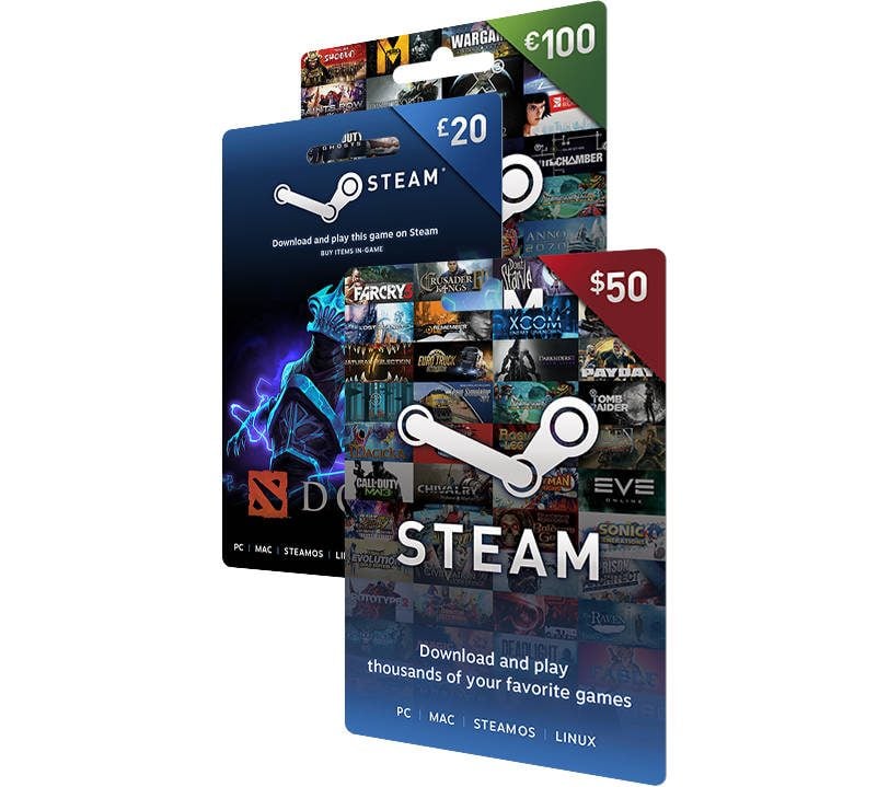 Steam Digital Gift Cards