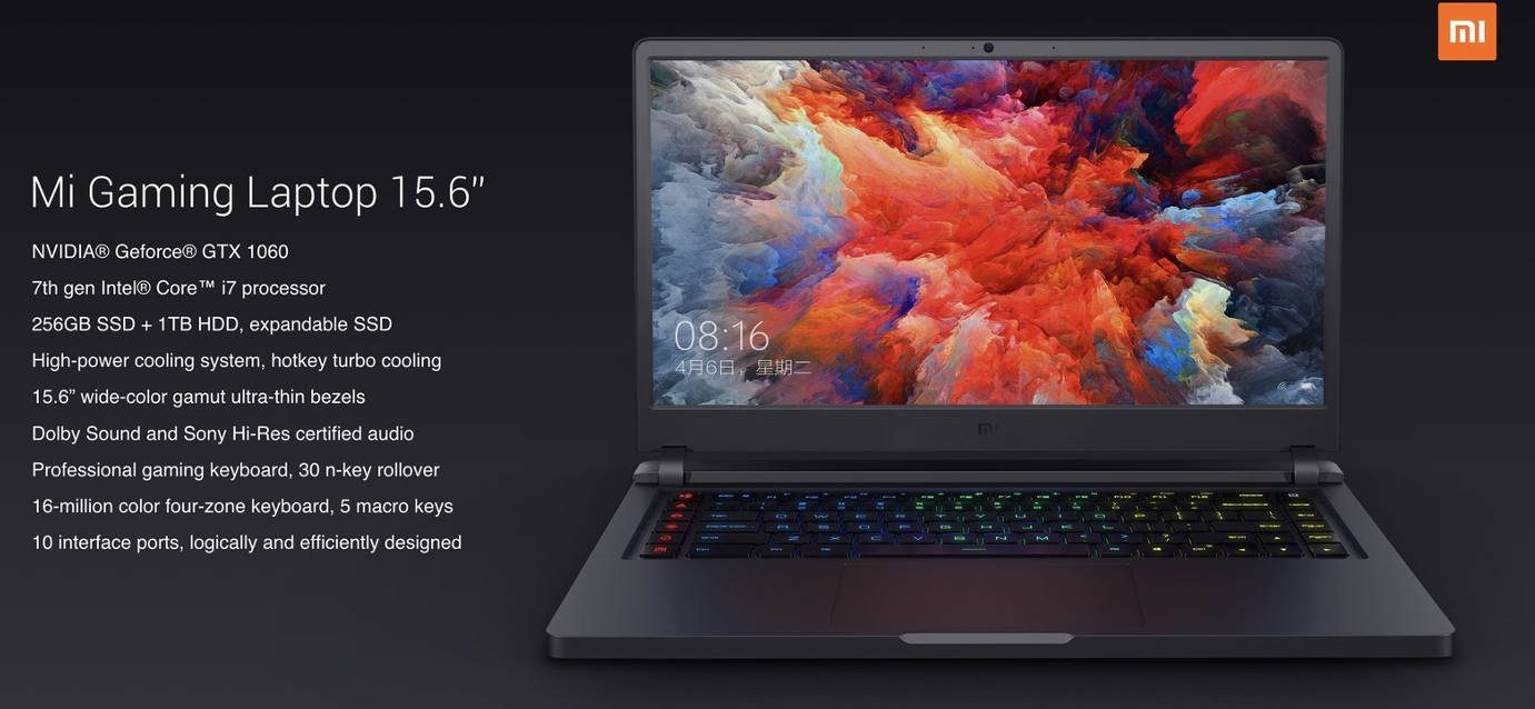 Xiaomi Mi Gaming Laptop