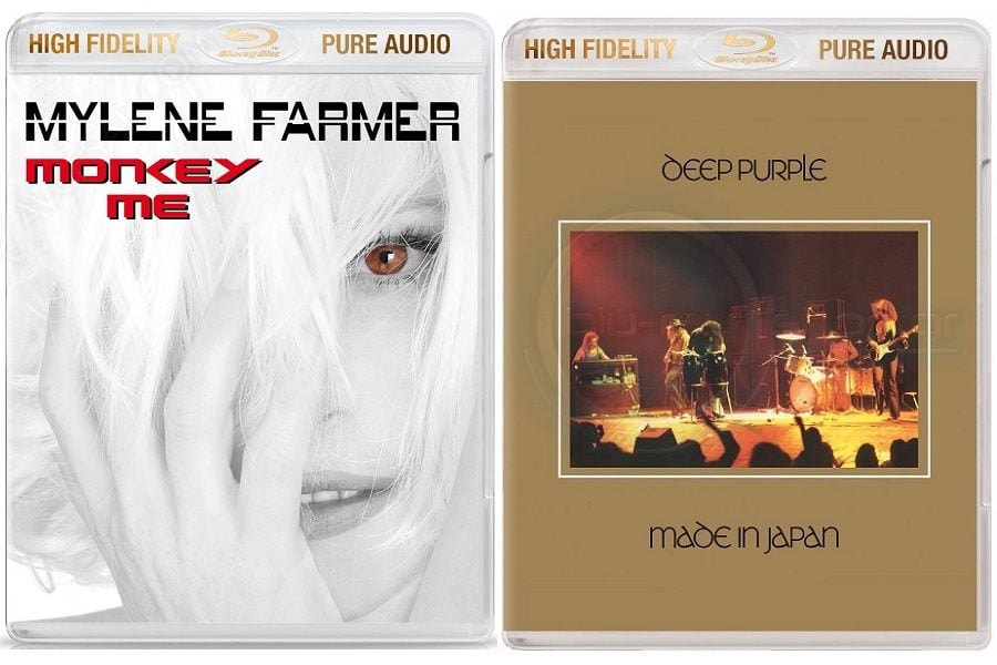 Les Blu-ray Pure Audio contiennent du son au format PCM, DTS HD Master Audio et Dolby True HD