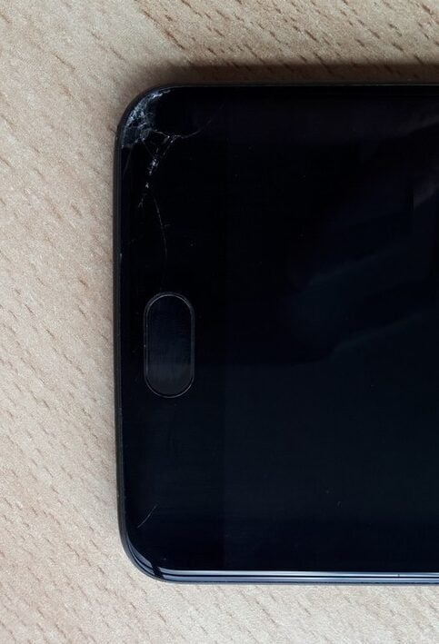 Smartphone abîmé