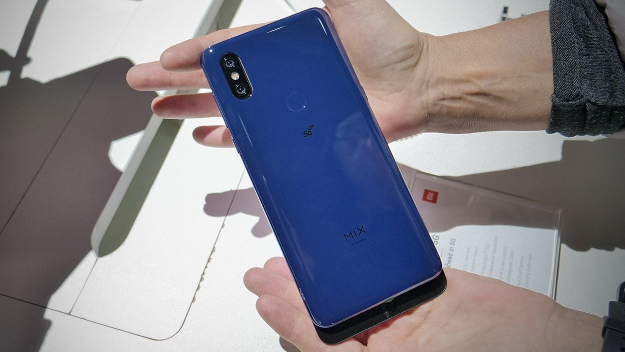 Le dos du Mi MIX 3 5G
