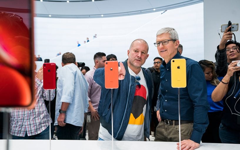 Jony Ive et Tim Cook.