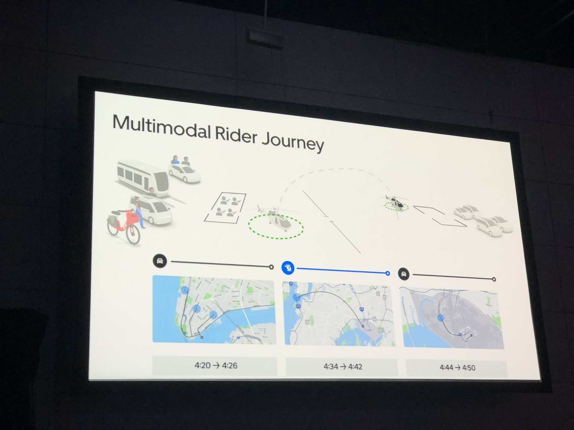 Uber devient une véritable plate-forme multimodale de transports urbains.