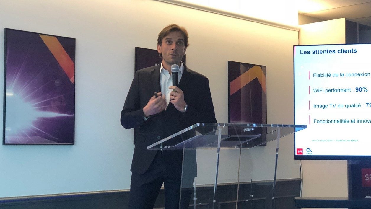 Grégory Rabuel, le directeur exécutif grand public de SFR.
