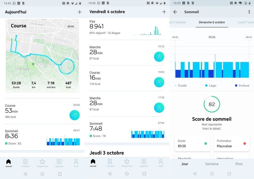 L'application Health.