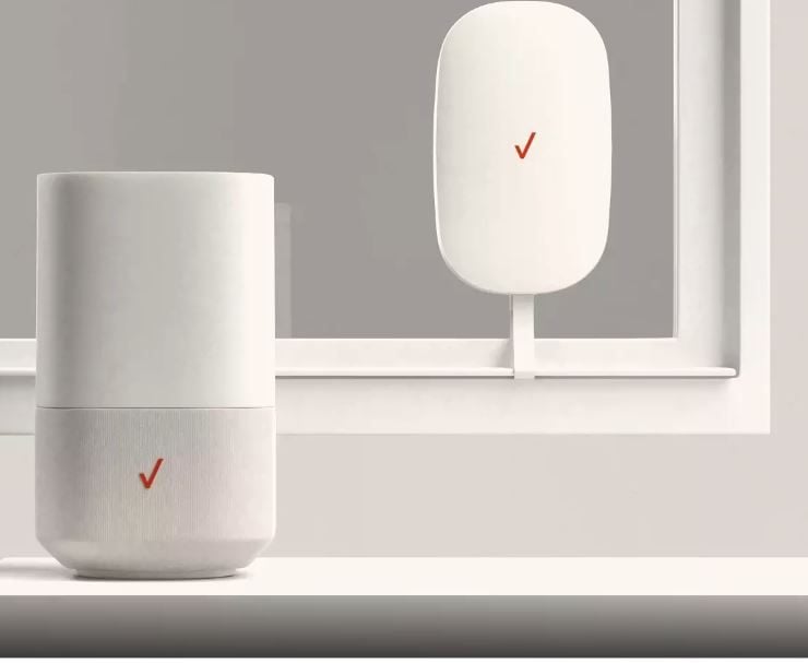 Le matériel fourni par Verizon pour l'accès fixe à Internet par la 5G.