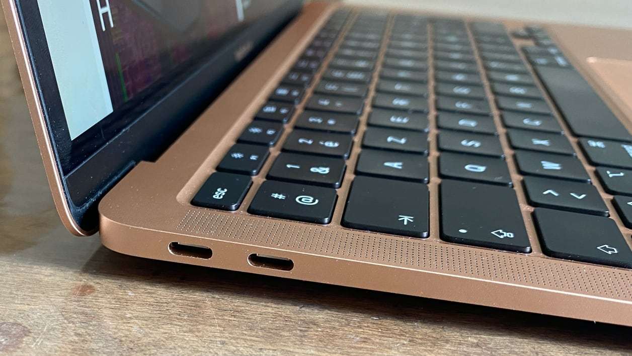 Le MacBook Air ne propose toujours que deux ports Thunderbolt 3