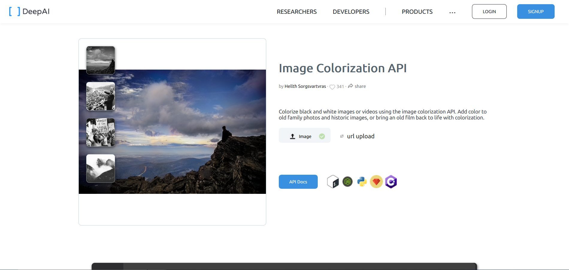 Coloriser des images