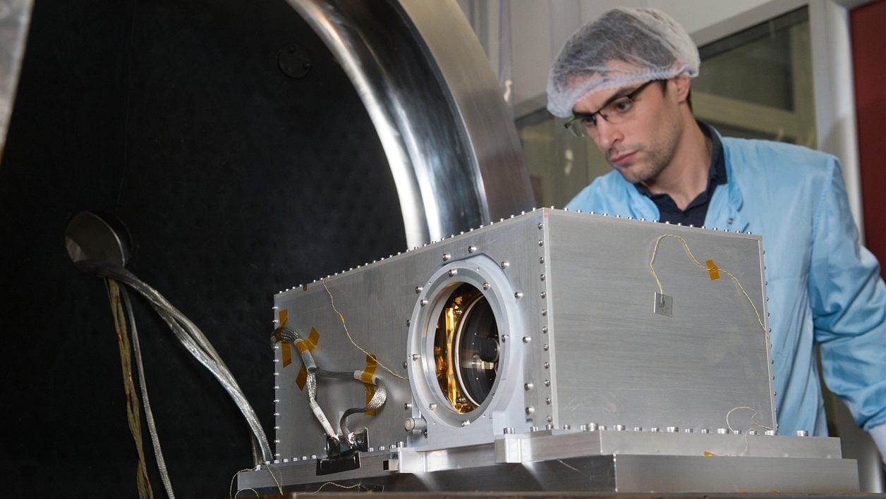 Instrument Supercam de la mission Mars 2020.