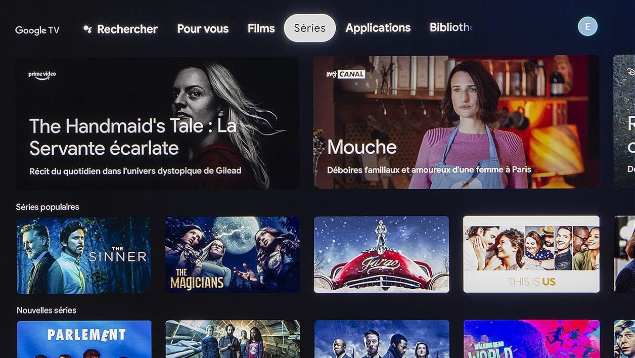 Interface Chromecast