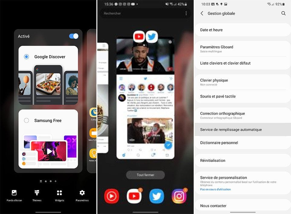 Nouveautés de One UI 3.0.