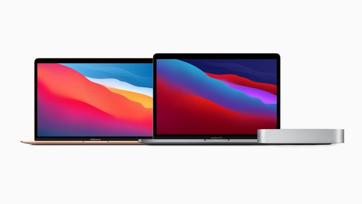 Les premiers Mac équipés d'une puce Apple Silicon.