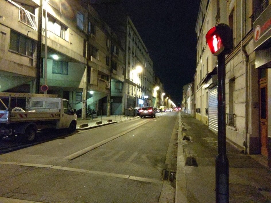 Photo prise la nuit
