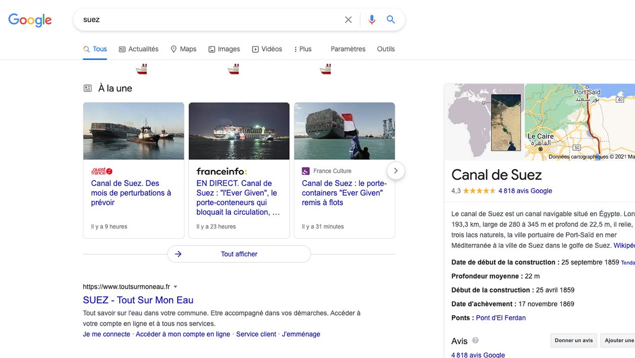 L'Easter Egg de Google.