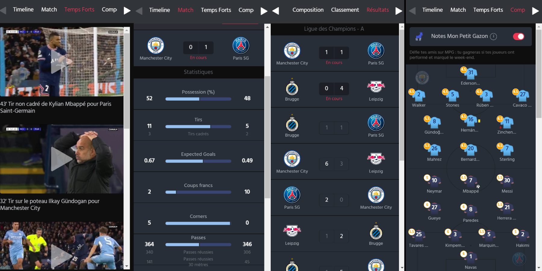 Le mode Expert myCANAL Foot