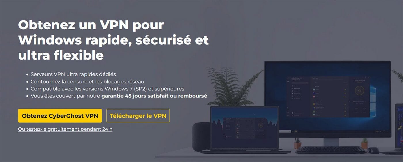 CyberGhost VPN Windows