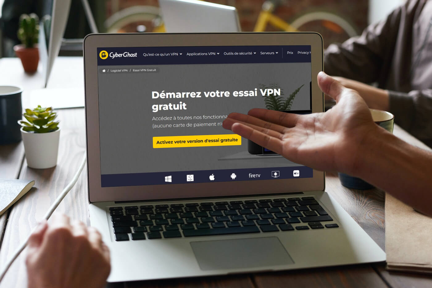 Essai gratuit CyberGhost