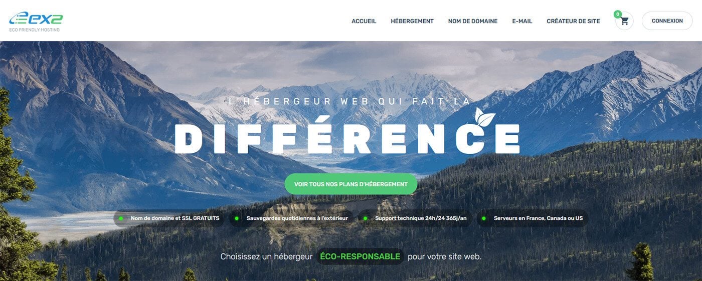 Hébergement web Ex2