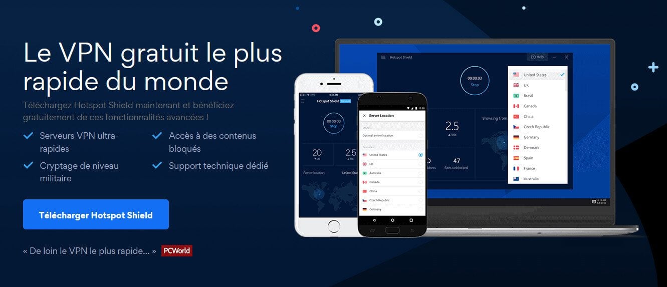 Hotspot Shield VPN Gratuit
