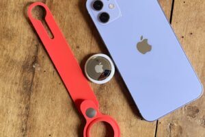 Les AirTags, d'Apple.