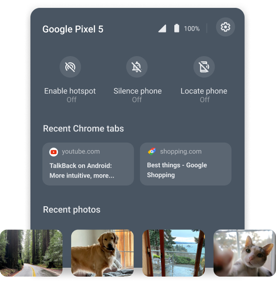 Chromebook Phone Hub