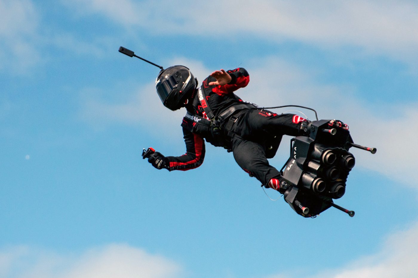 flyboard inventeur chute