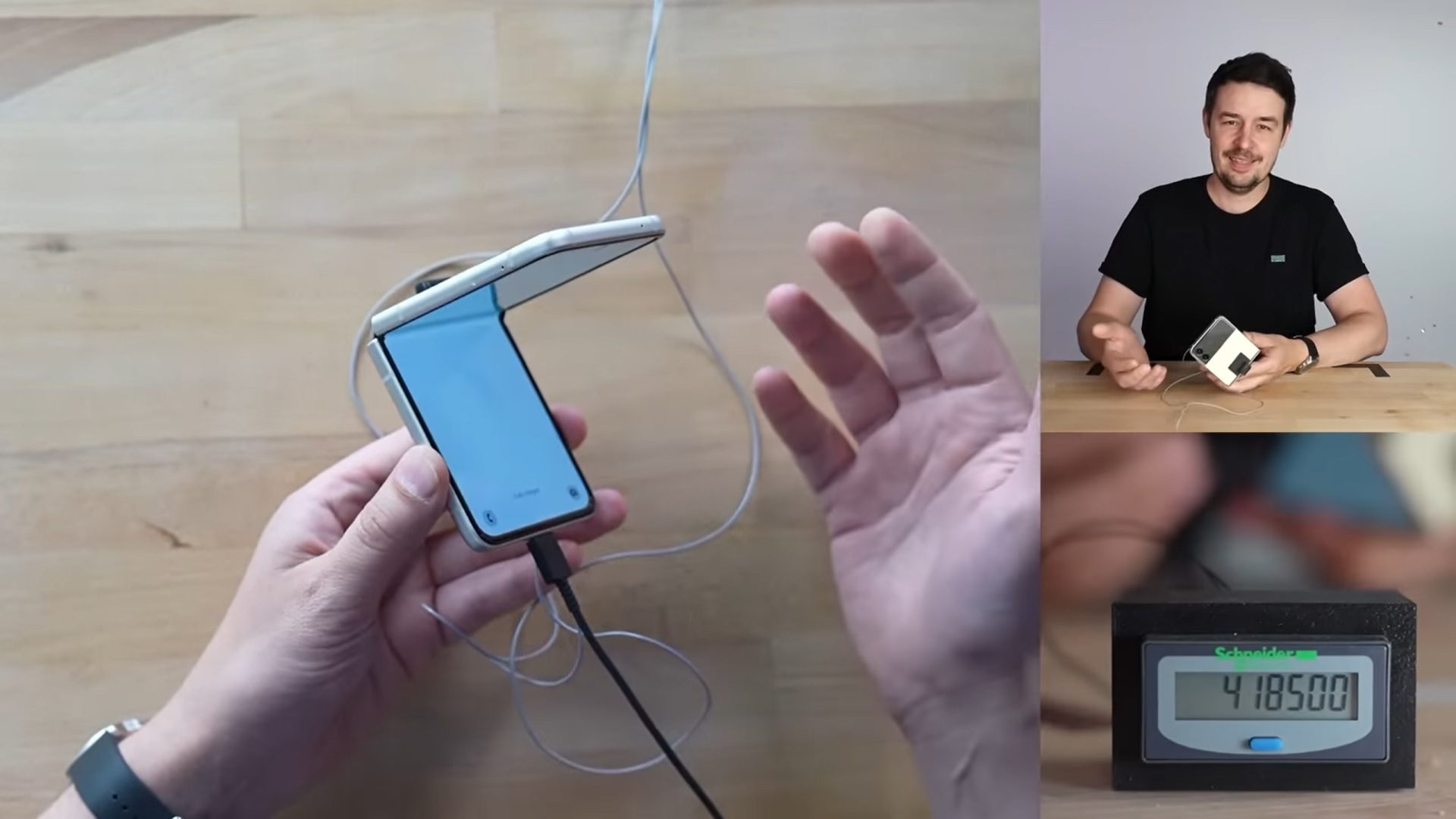 Test ouverture fermeture Galaxy Z Fold 3