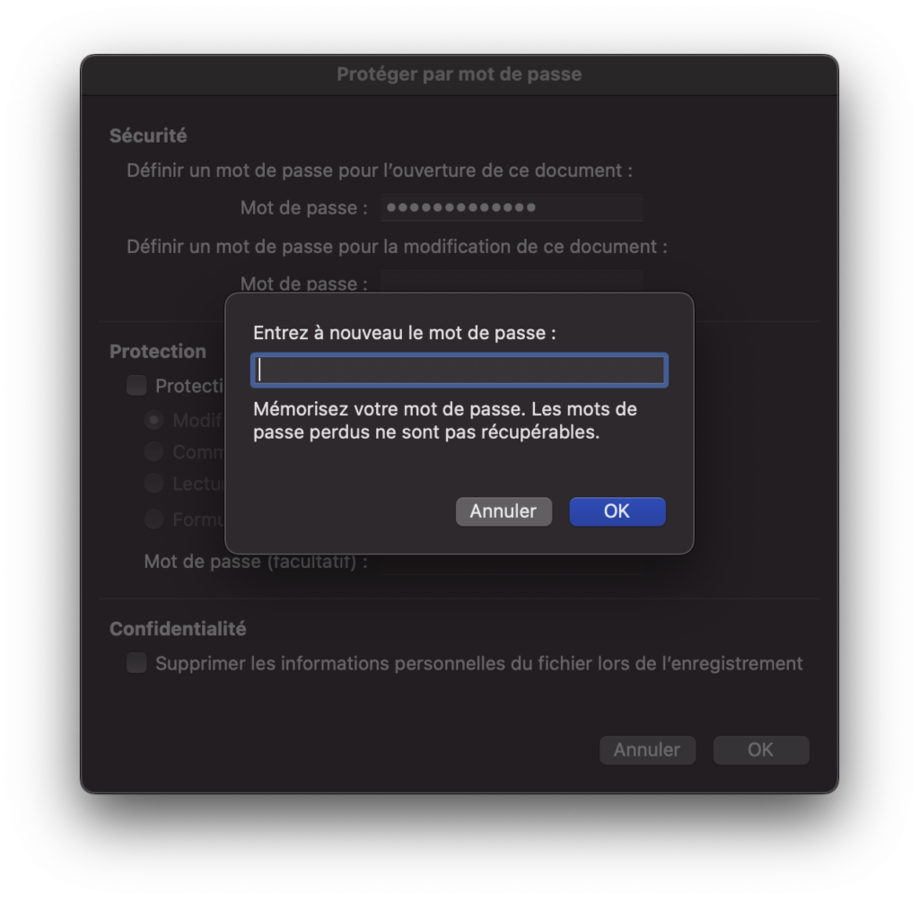 Comment protéger un document Word sur macOS