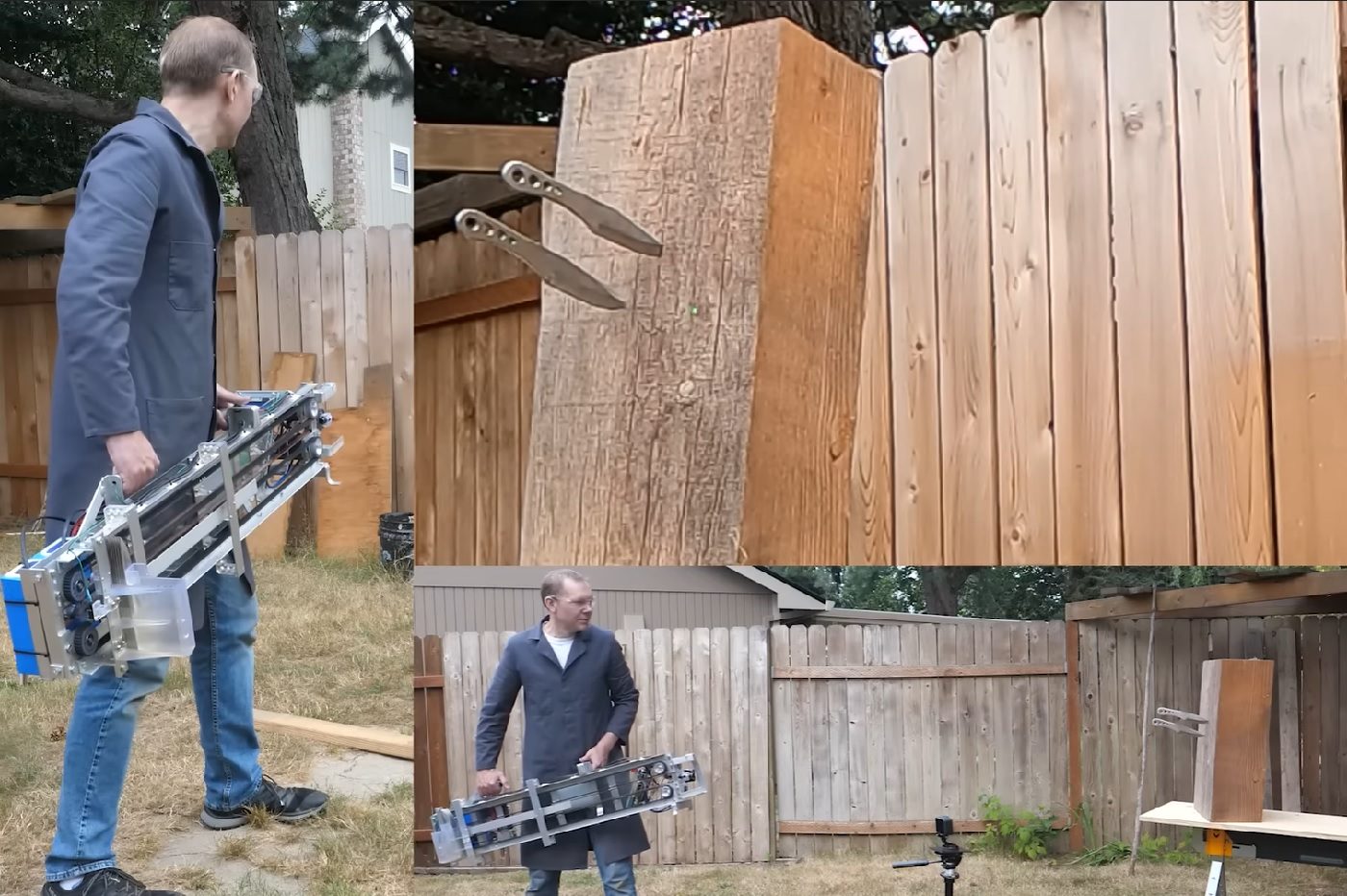 Lanceur de couteaux automatique