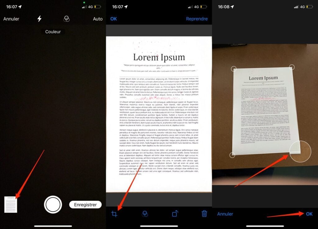 Numériser document Google Drive