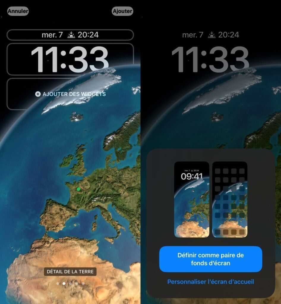 iOS 16 écran de verrouillage