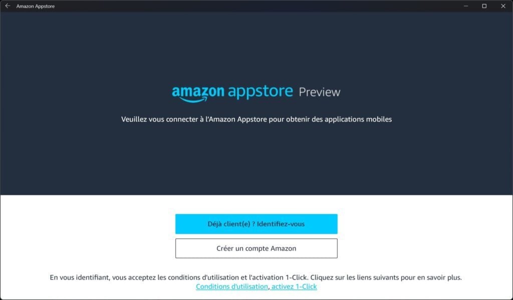 Amazon appstore Windows 11