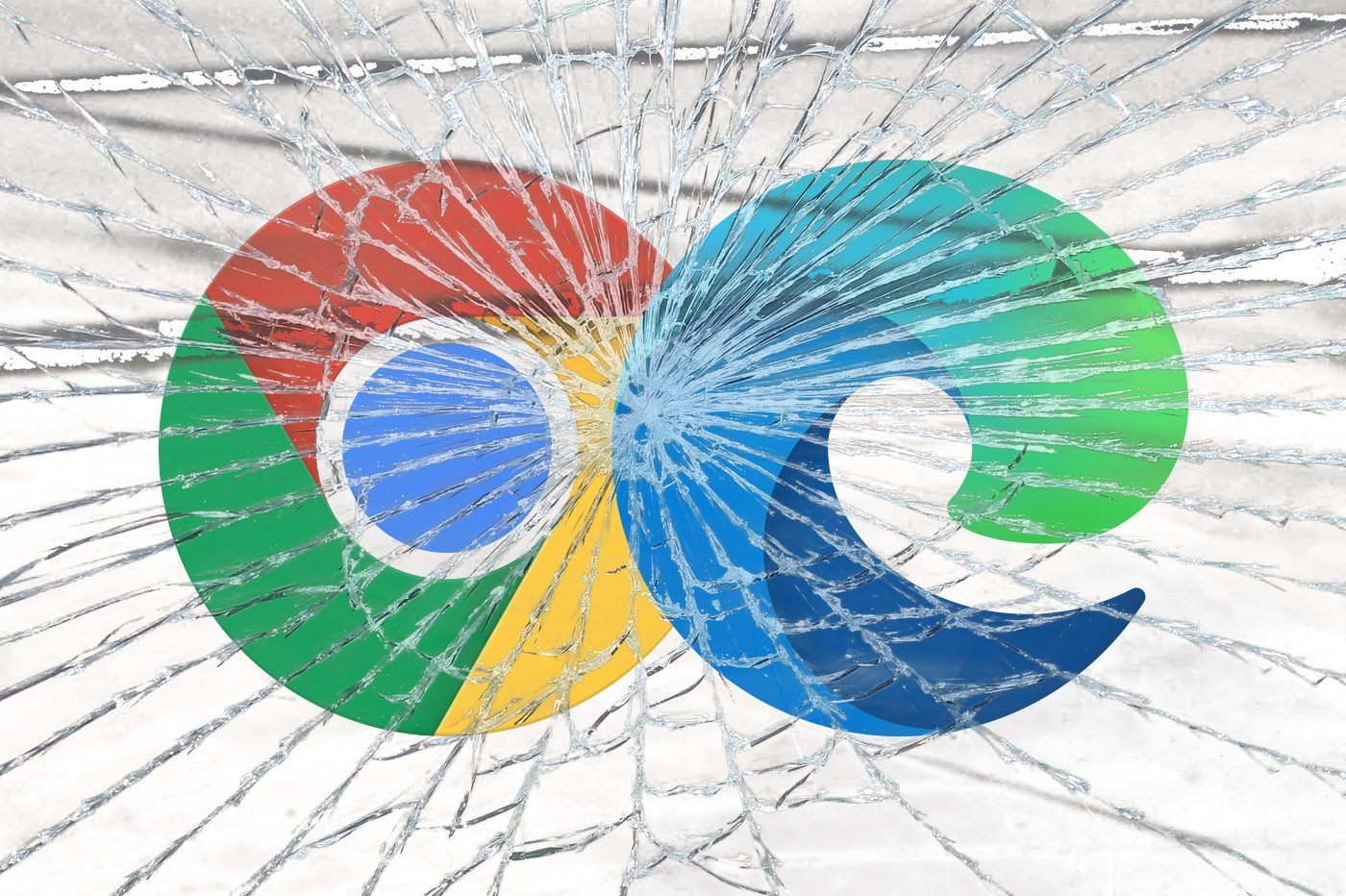 Chrome Edge cassé